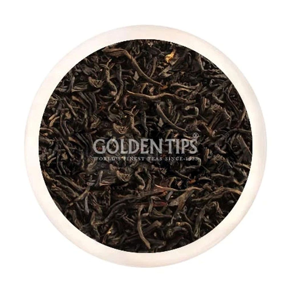 Golden Tips Healthy/Natural and Organic Loose Leaves Lemon Flavour Black Tea Tin Can (100 Gram, 50 Cups)