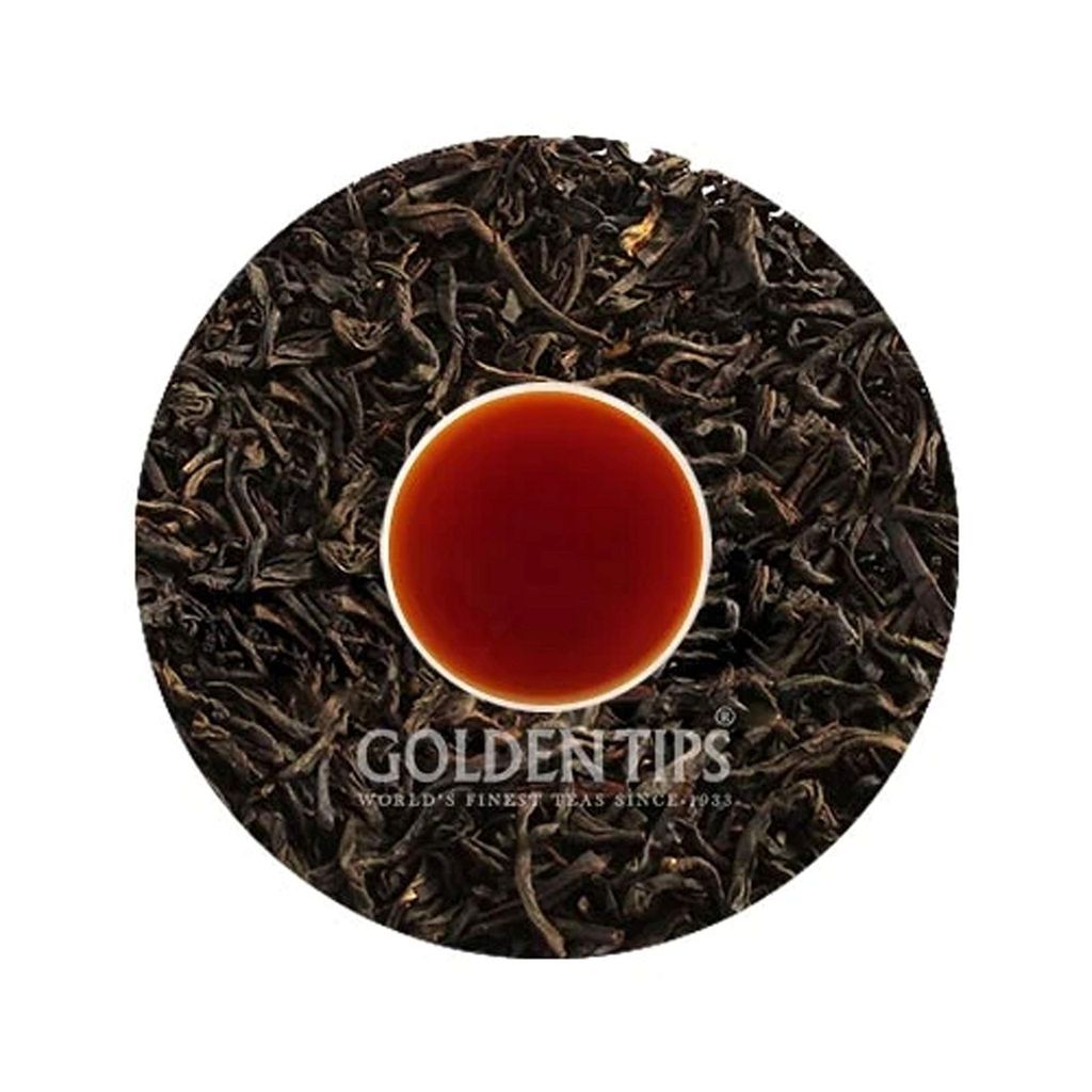 Golden Tips Healthy/Natural and Organic Loose Leaves Lemon Flavour Black Tea Tin Can (100 Gram, 50 Cups)