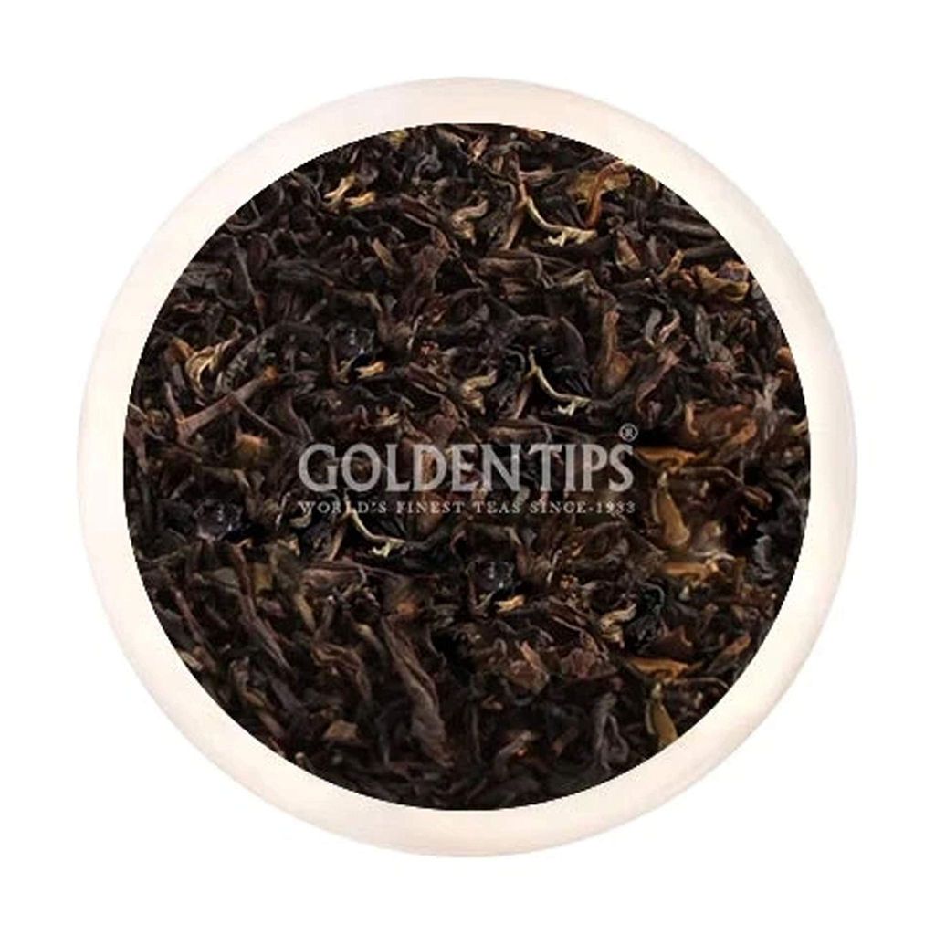 Golden Tips Healthy/ Natural Loose Leaves Strawberry Flavour Black Tea Tin Can (100 Gram, 50 cups)