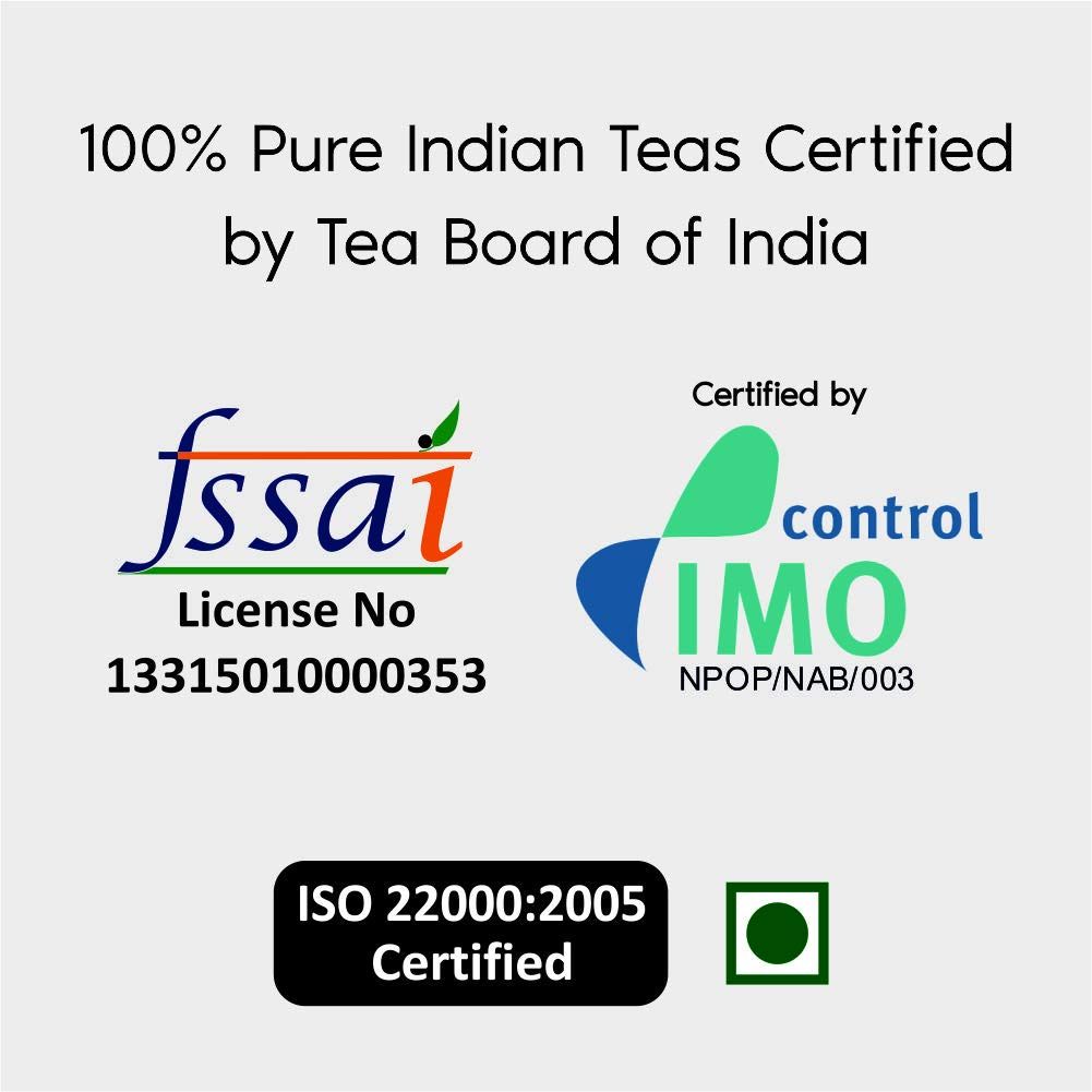 Golden Tips Full Leaf Black Tea Tin Can Chocolate Flavour (50 cups, 100 Gram )