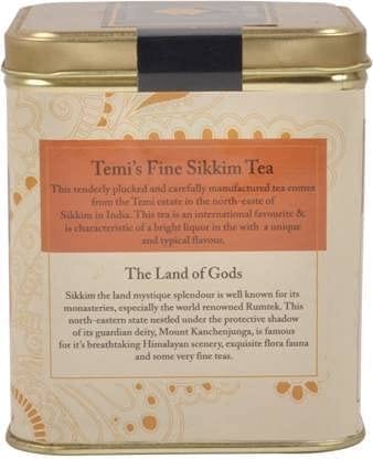 Golden Tips Garden Fresh Loose Leaf Temi Sikkim Black Tea Tin Can (100 Gram , 40 cups)