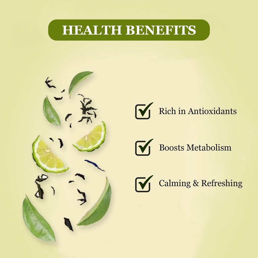 Golden Tips Earl Grey Green Tea Loose Leaves Tin can (100 Gram , 50 Cups)