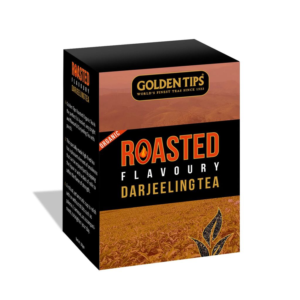 Golden Tips Darjeeling Roasted Organic Black Tea (250 Gram-125 Cups)