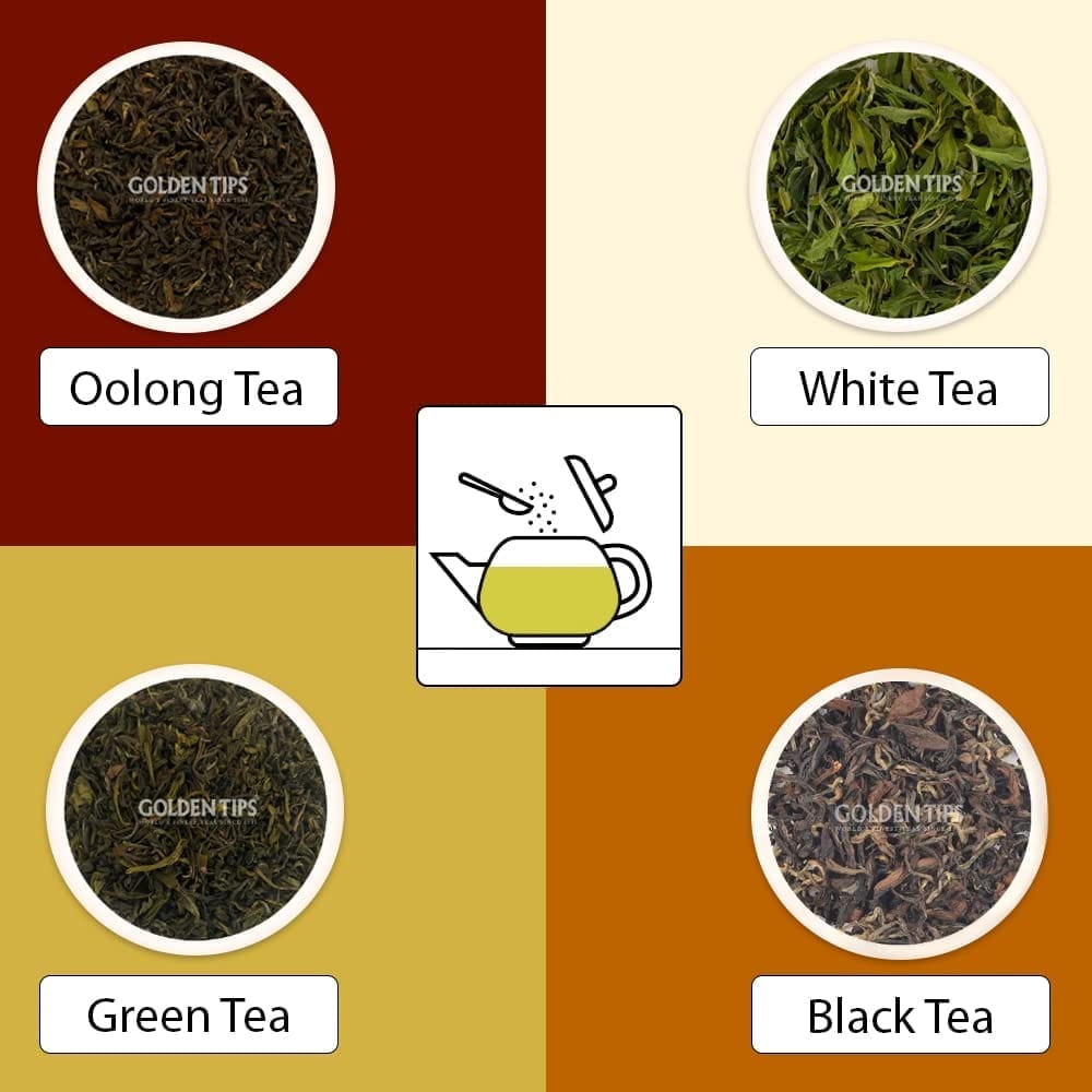 Golden Tips Seasons Harvest Darjeeling Tea Gift Box (4.06oz - 115 Gram - 60 Cups)