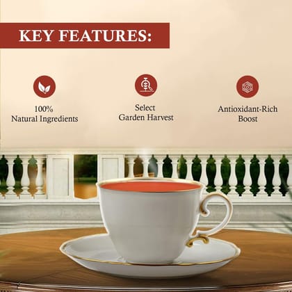 Golden Tips Darjeeling Pyramid Black Tea bag (20 Tea Bags, 40 Grams)