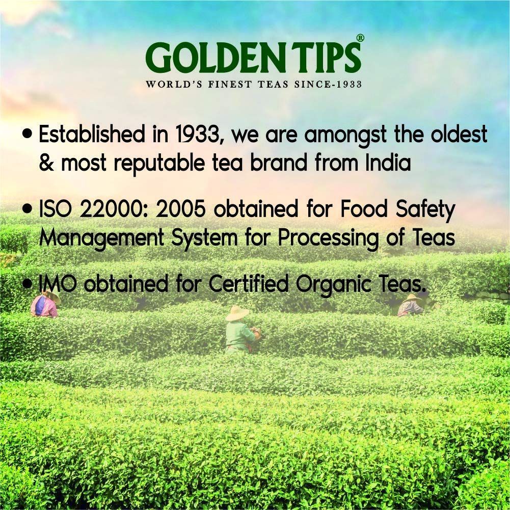 Golden Tips Combo Pack of Temi's Sikkim Black Tea Brocade Bag (200 G) | | Tea Organic India | Green Tea for Weight Loss Fast | Darjeeling Tea |Assam Tea