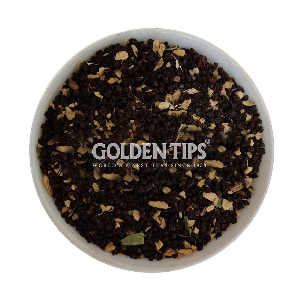 Golden Tips Loose Leaves Black Tea Strong Flavoury, Blended with A Variety of Aromatic Spices (250 Gram, 125 cups)