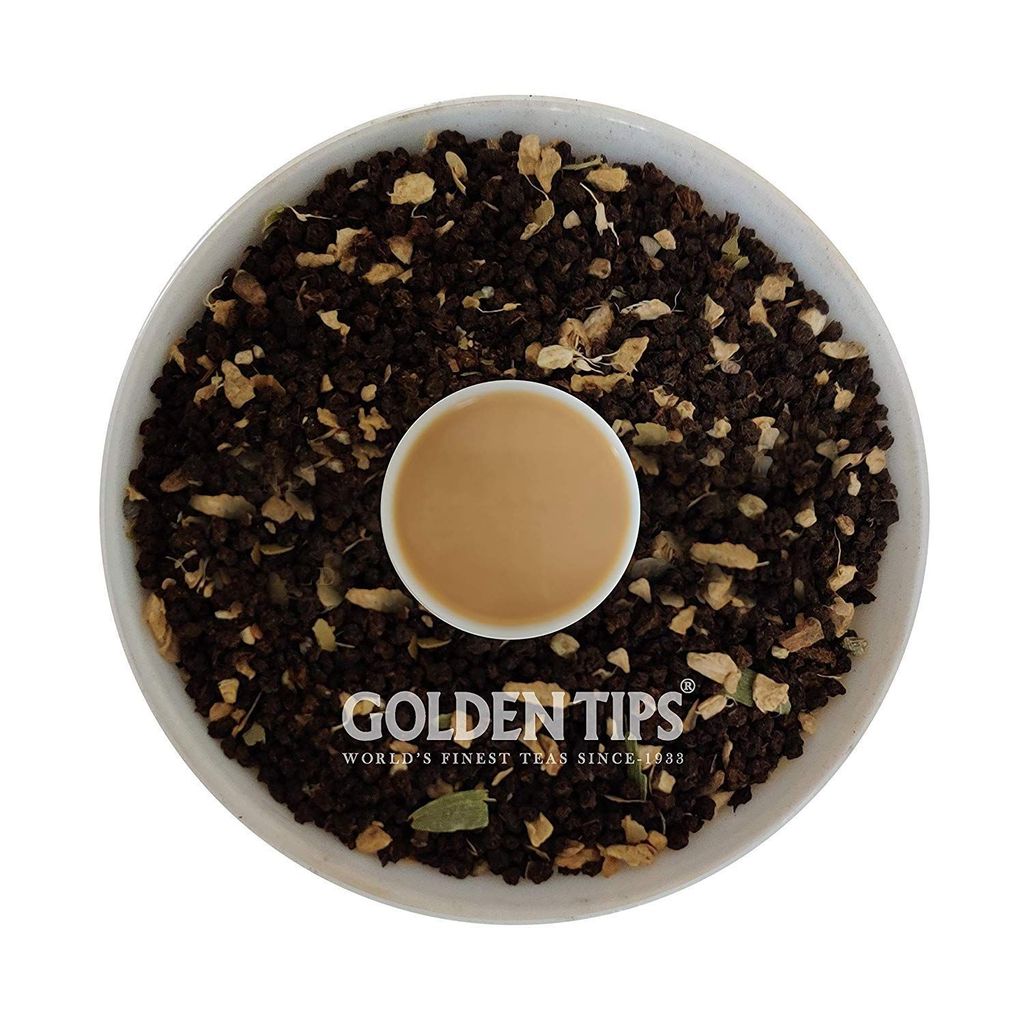 Golden Tips Loose Leaves Black Tea Strong Flavoury, Blended with A Variety of Aromatic Spices (250 Gram, 125 cups)