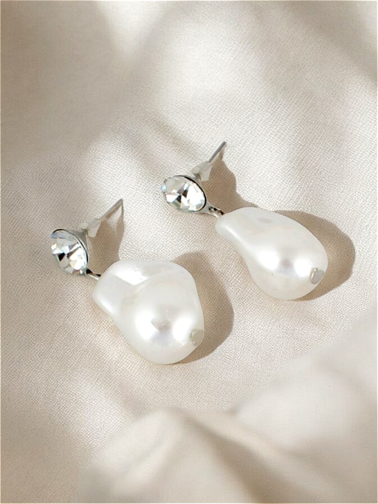 LUCKY JEWELLERY Fashion Jewelry for Women & Girls Pearl Necklace Set | Pearl Necklace With Bracelet And Earrings| Birthday Gift Women Anniversary Gift for Wife Valentine Gift for Girls (240-CHSM-1292)