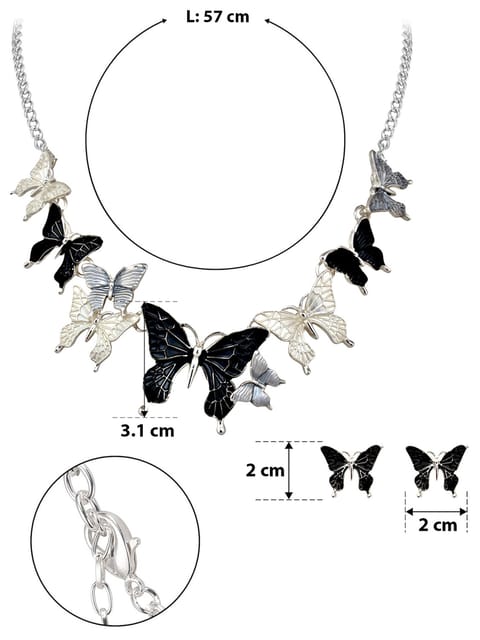 LUCKY JEWELLERY Fashion Jewelry for Women & Girls Butterfly