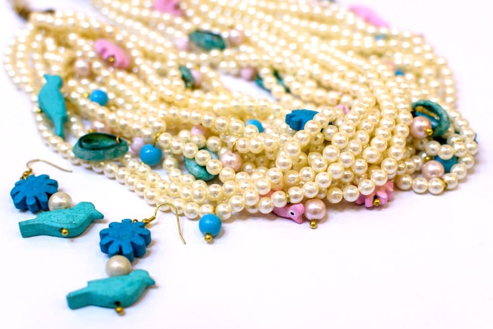 Multi Layer Plastic Pearl Necklace - Jewellery Sets | Buy online on ZillyBuy