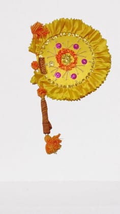 Self Design Multicolor Hand Fan