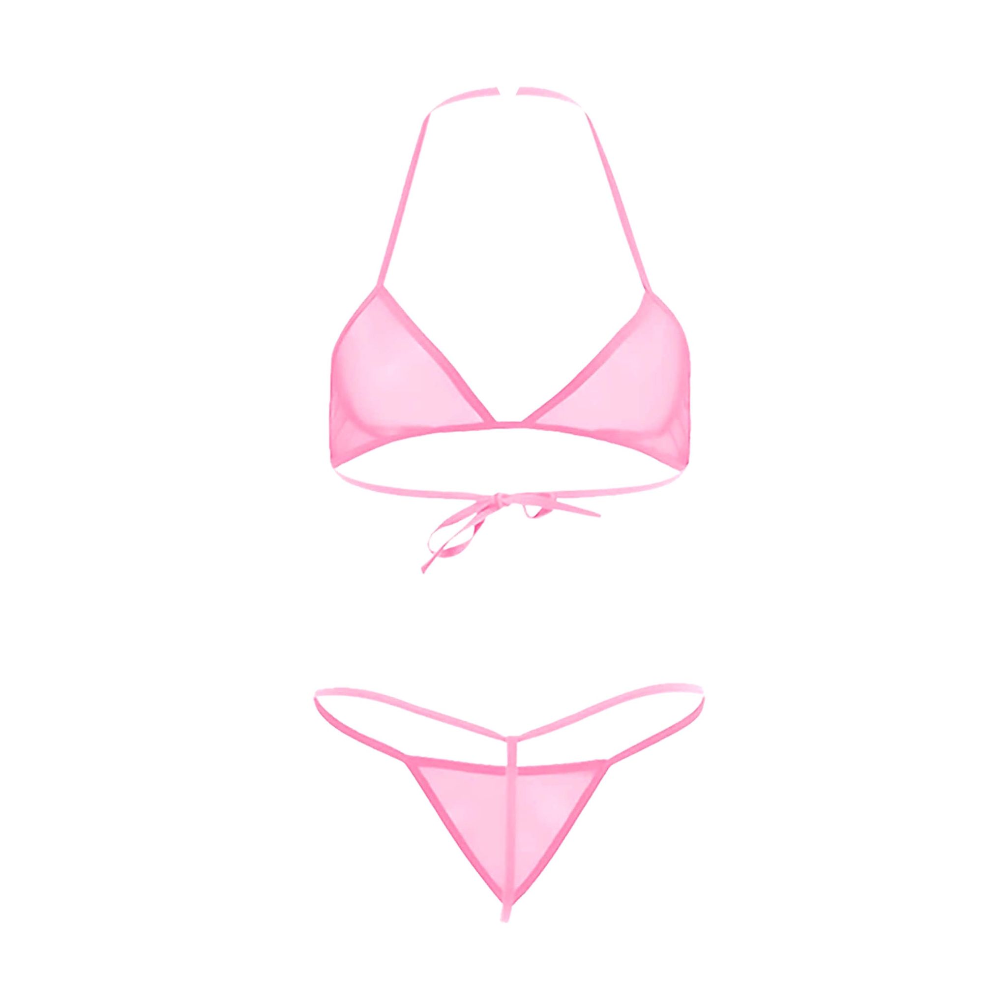 Yooo Shopi Bra Panty Satin Bikini set women girls