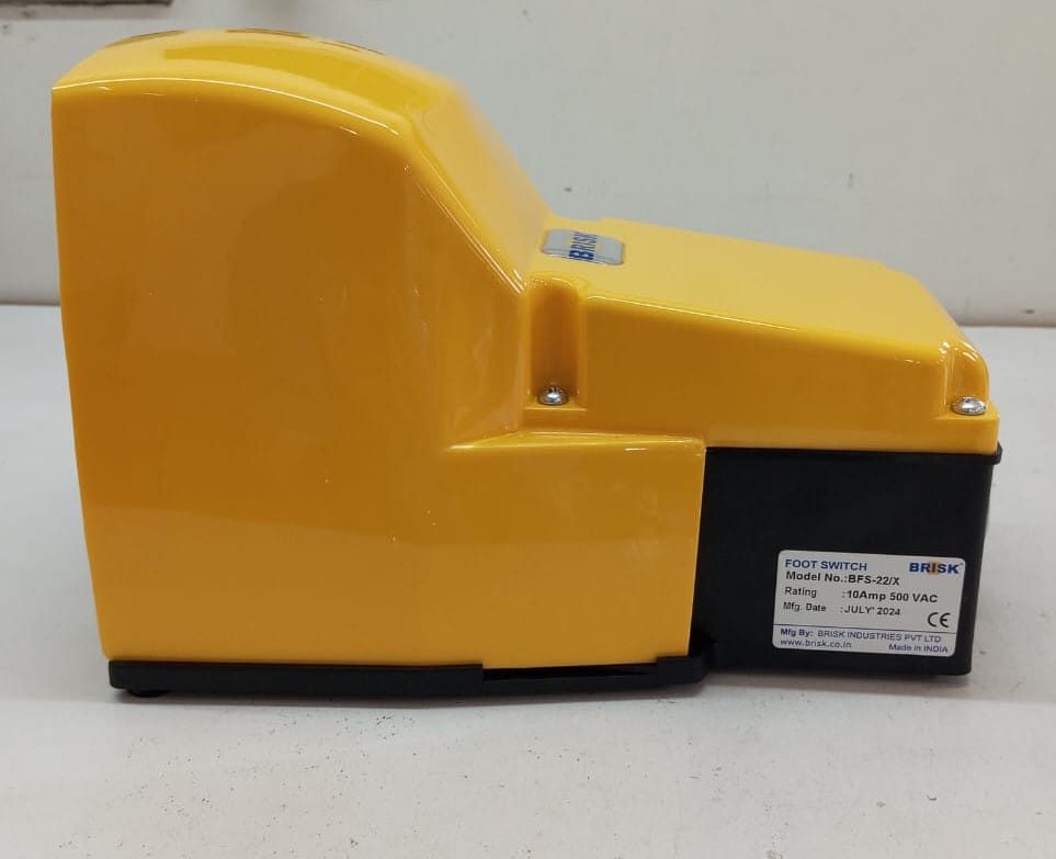 BRISK Foot Switch, BFS-22/X, 10A/500VAC