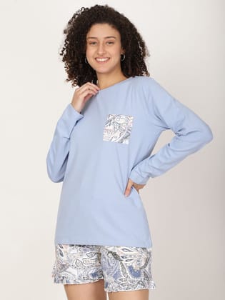 T-Shirt With Shorts Co-ord Set