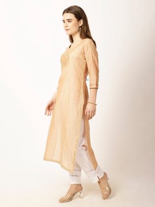Ethnic Motifs Embroidered Work Kurta