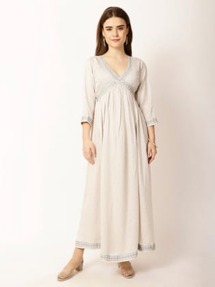 Ethnic Motifs Empire A-Line Kurta