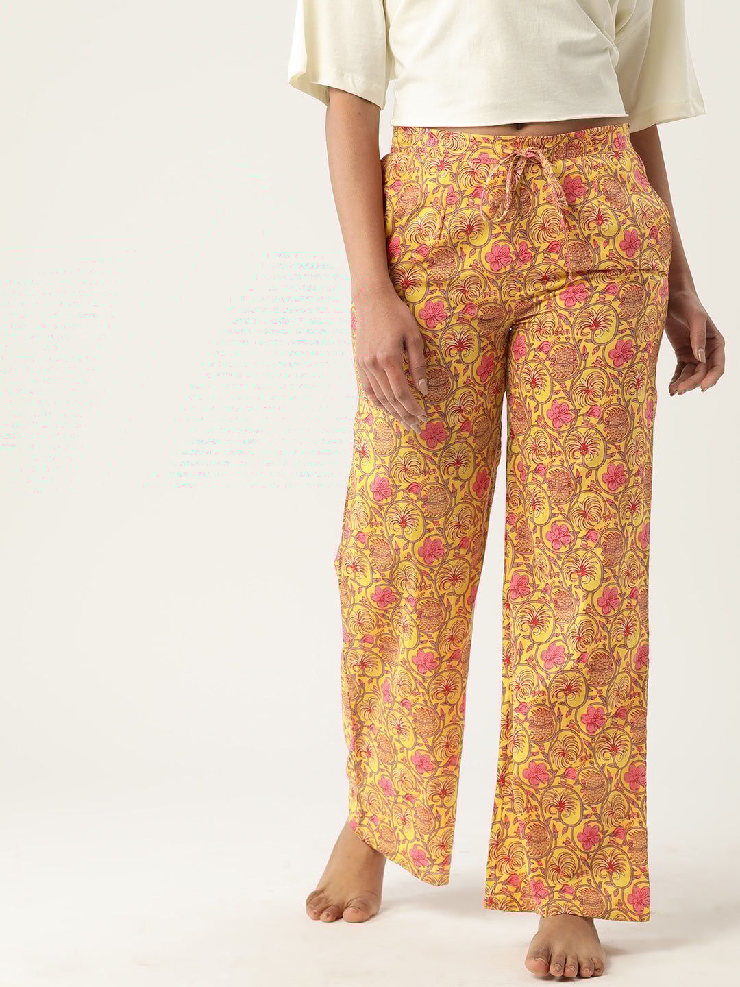 Women Printed Cotton Lounge Pants