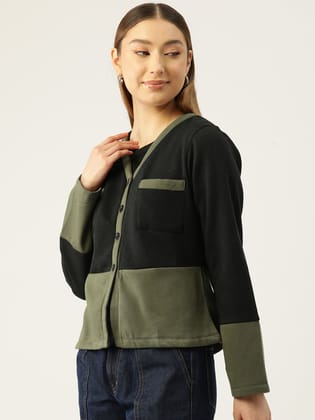 Colourblocked Fleece Sweatshirt Colourblocked Fleece Sweatshirt
