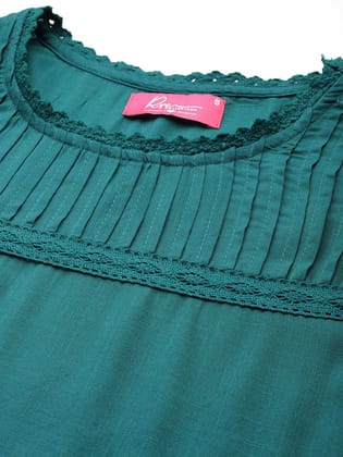 Women Solid Liva Straight Kurta