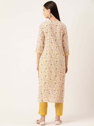Floral Printed Kurta