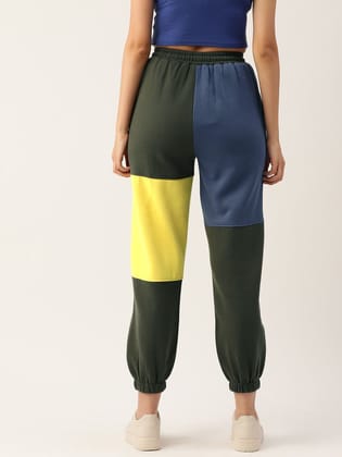 Colourblocked Fleece Track Pants