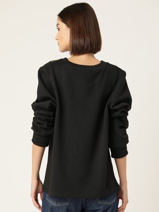 Striped Colour Blocked Fleece Sweatshirt Striped Colour Blocked Fleece Sweatshirt