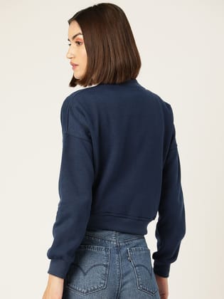 Mock Collar Fleece Sweatshirt Mock Collar Fleece Sweatshirt