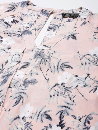 Pink & Grey Printed Basic Jumpsuit Pink & Grey Printed Basic Jumpsuit