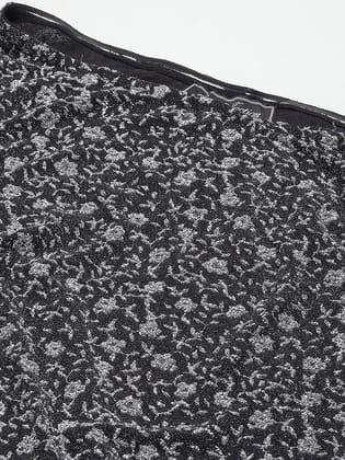 Black Embellished One Shoulder Jacquard Bodycon Dress Black Embellished One Shoulder Jacquard Bodycon Dress