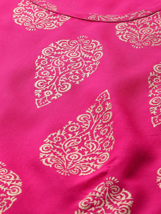 Pink Waist Blouson Top Pink Waist Blouson Top