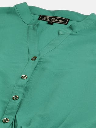 Green Belted Basic Jumpsuit Green Belted Basic Jumpsuit