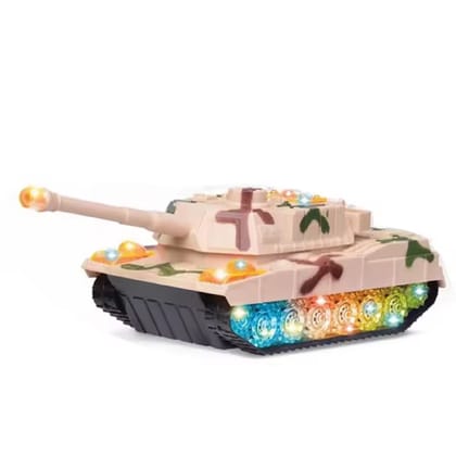 KTRS ENTERPRISE Battle Tank Toys with Realistic Light and Sound Electric Universal Transparent Concept Indoor & Outdoor Birthday Gifts for Childreen (Multicolor) KTRS ENTERPRISE Battle Tank Toys with Realistic Light and Sound Electric Universal Transparent Concept Indoor & Outdoor Birthday Gifts for Childreen (Multicolor)