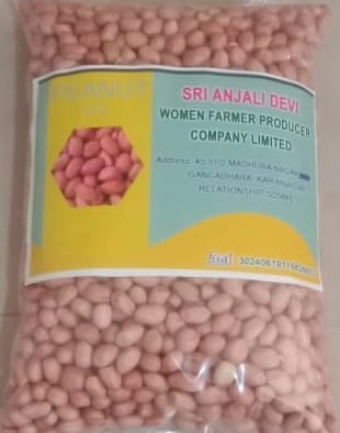Premium Quality Raw Shelled Peanuts by Sri Anjali Devi Women Farmer Producer Co.