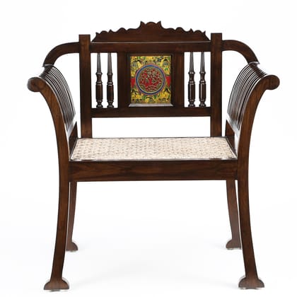 OONA SINGLE SEATER CHAIR ALPA TEAKWOOD WALNUT FINISH AAC300162