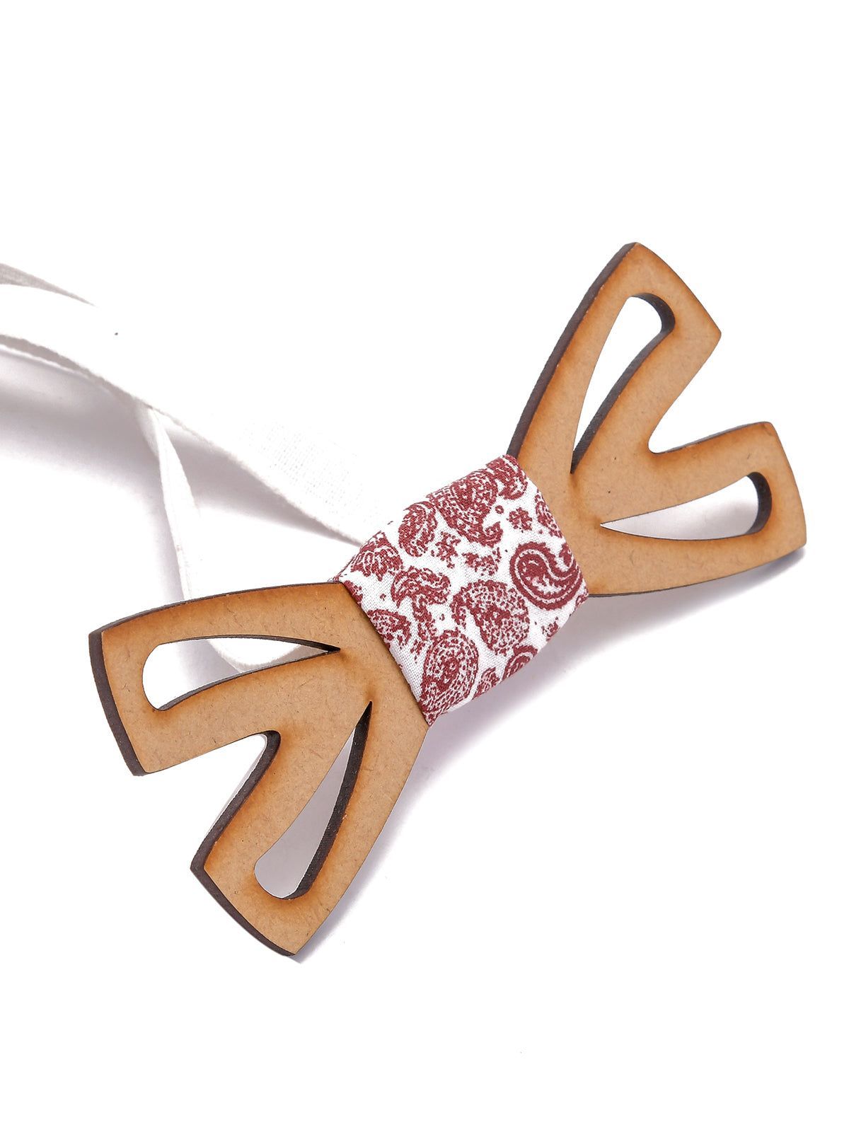 Wooden Cut Bow Tie