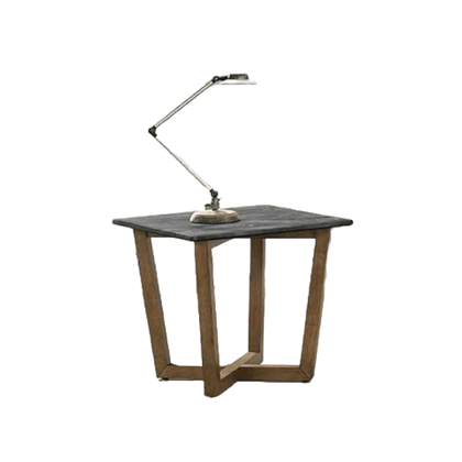 ARENA END TABLE DAPHNE PALADINA TOP WALNUT LEGS 600X600