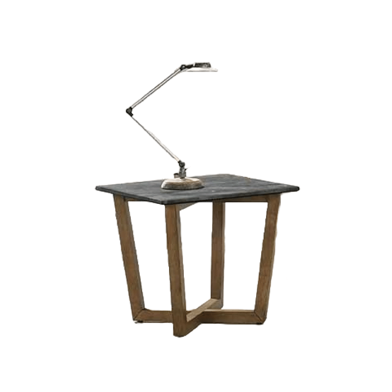 ARENA END TABLE DAPHNE PALADINA TOP WALNUT LEGS 600X600