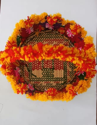 WOOLWN DECORATIVE FLOWER BASKET