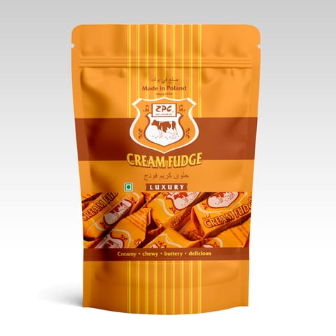 Zpc Milanówek Cream Fudge Luxury, 500 g (Product of Poland) Creamy