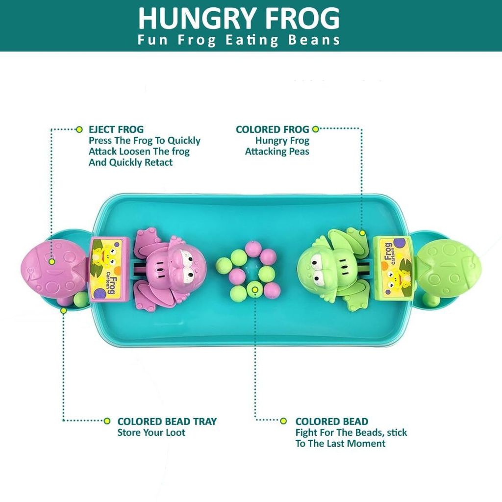 Hungry Frog Math PLANET OF TOYS Hungry Frog Indoor Board Game for Kids | Hungry Frog ...