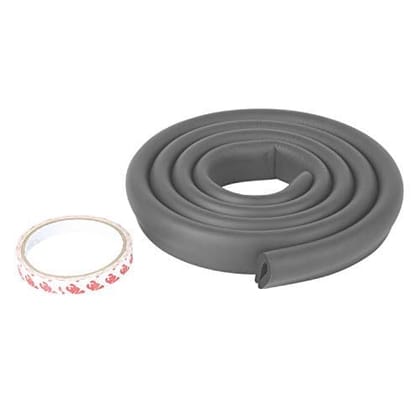 Safe-O-Kid (Set of 4), Soft Cushioned 6.4 Ft / 2 Mtr Long U-Shaped Edge Guards with Strong 3M Adhesive, Safety for Sharp Edges for Babies- Grey Safe-O-Kid (Set of 4), Soft Cushioned 6.4 Ft / 2 Mtr Long U-Shaped Edge Guards with Strong 3M Adhesive, Safety for Sharp Edges for Babies- Grey