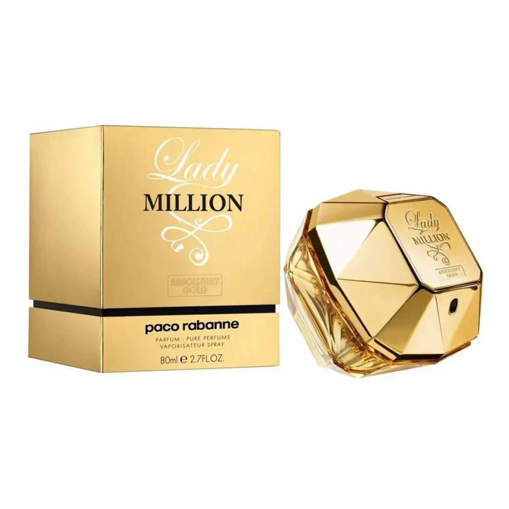 Paco Rabanne Lady Million Eau De Parfum for Women – 80ml | Luxury Floral Fragrance | Long-Lasting Perfume for Women | Designer Perfume Spray