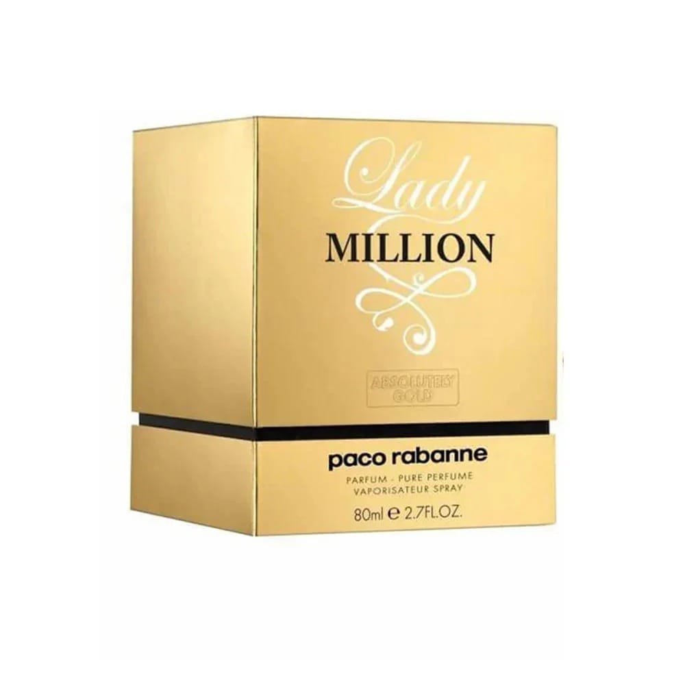 Paco Rabanne Lady Million Eau De Parfum for Women – 80ml | Luxury Floral Fragrance | Long-Lasting Perfume for Women | Designer Perfume Spray