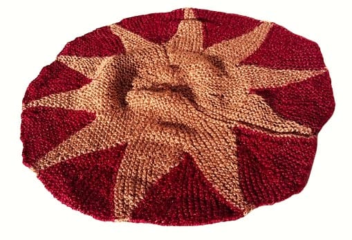 ASOMI BRAND Silky Round Reversible Woolen Floor mat Set (Pack of 1)