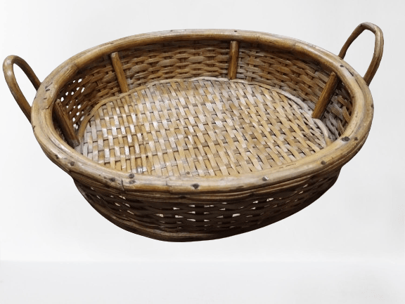 HAND MADE BAMBOO FRUIT OR FLOWER BASKET - Pooja Needs | Buy online on ZillyBuy