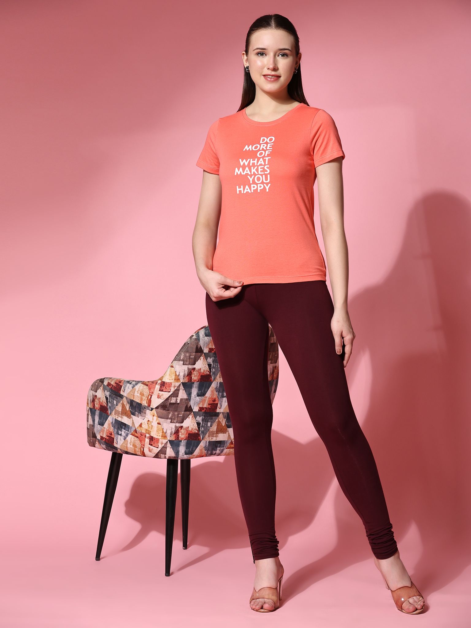 OUTFLITS Ladies Printed Tshirt