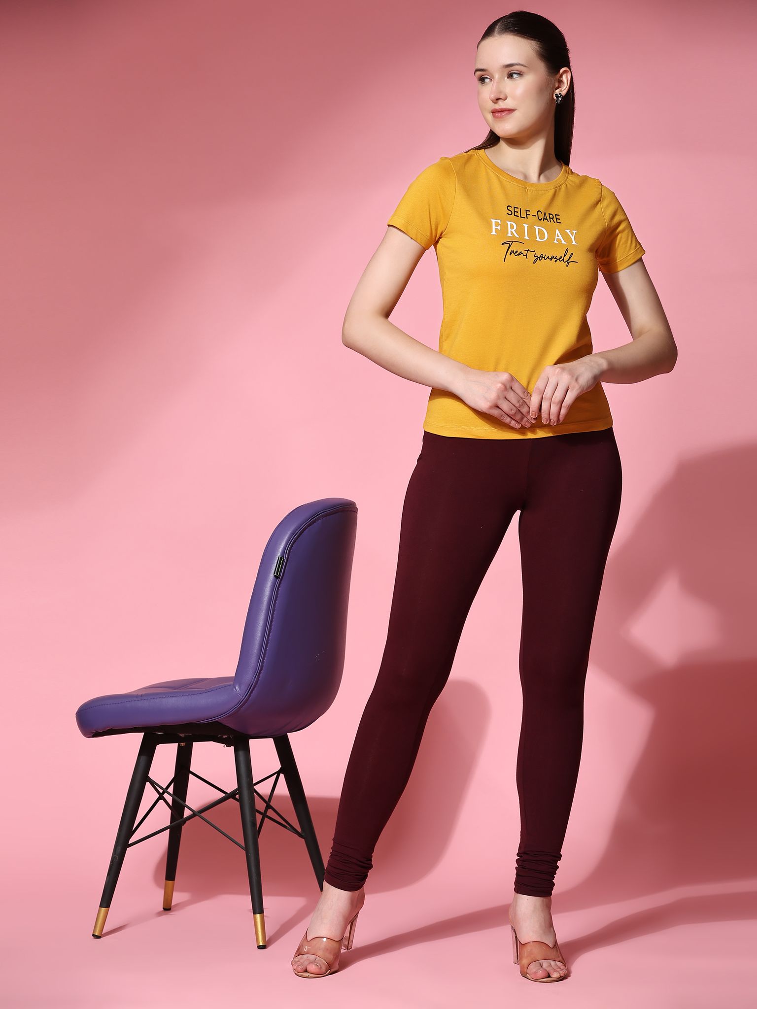 OUTFLITS Ladies Printed Tshirt