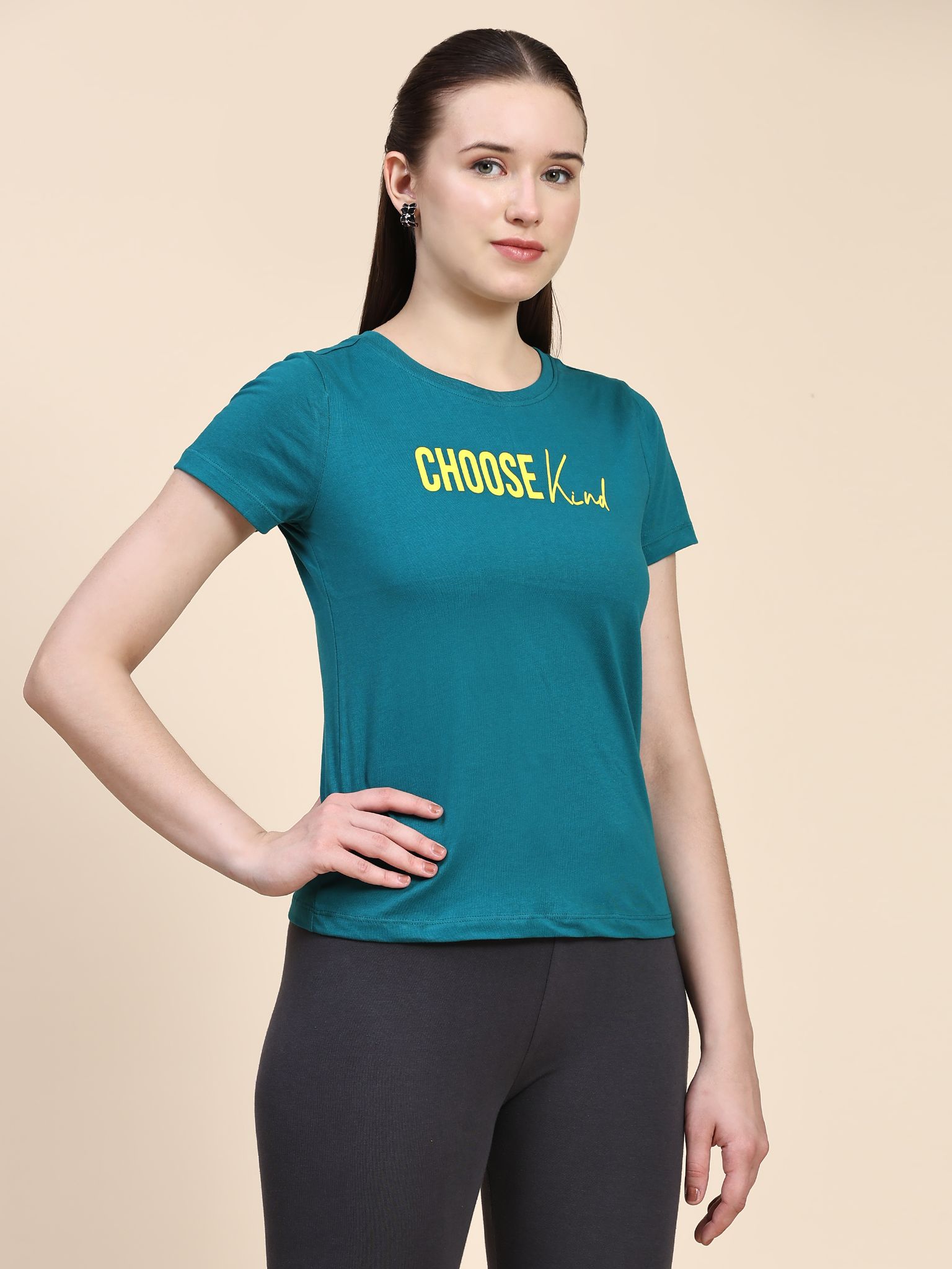 OUTFLITS Ladies Printed Tshirt