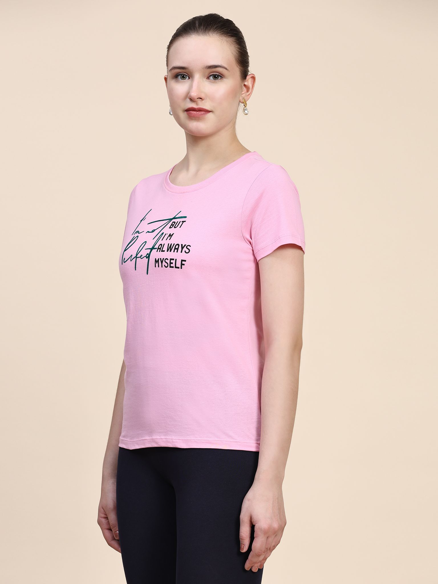 OUTFLITS Ladies Printed Tshirt